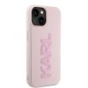 Karl Lagerfeld KLHCP15M3DMBKCP iPhone 15 Plus / 14 Plus 6.7 różowy/pink hardcase 3D Rubber Glitter Logo